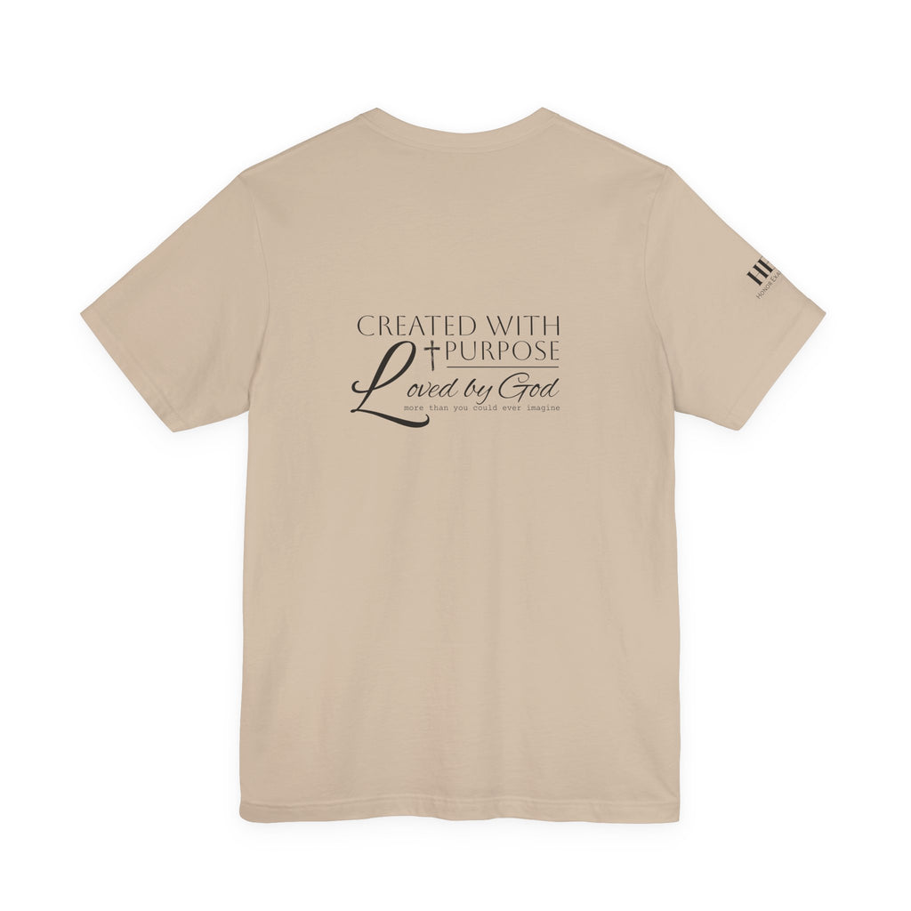 HEY - Loved By God | Unisex Jersey Short Sleeve Tee
