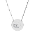 HEY - Honor·Exalt·Yeshua Pendant Circle Necklace