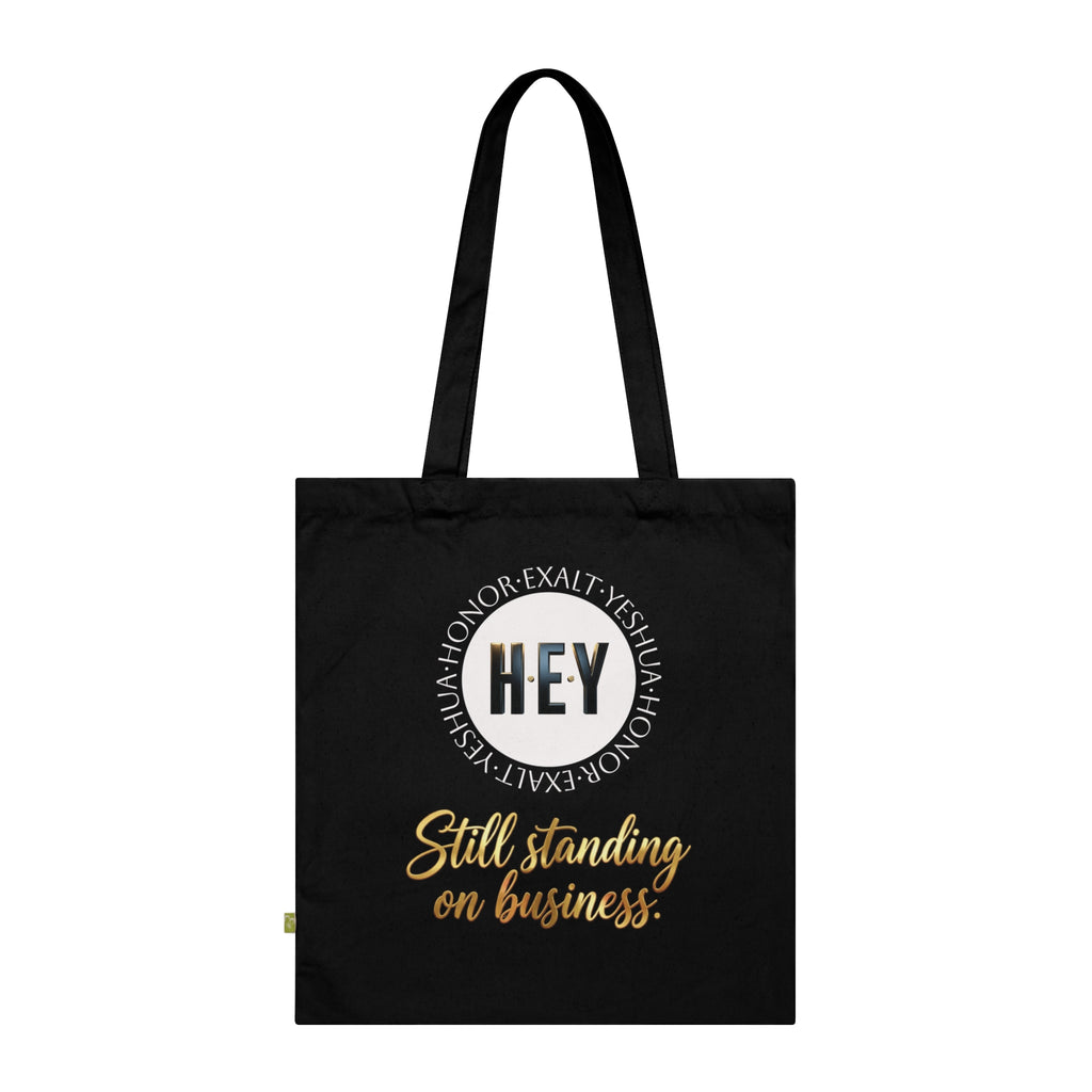 HEY - Honor·Exalt·Yeshua | Organic Cotton Tote Bag