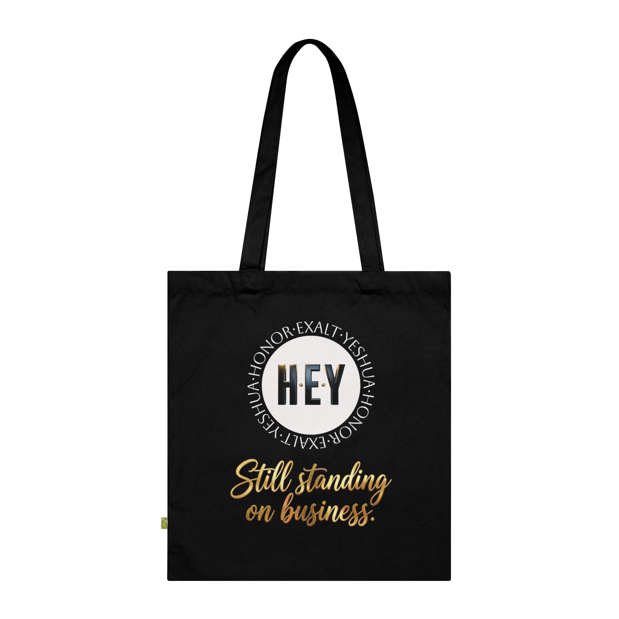 HEY - Honor·Exalt·Yeshua | Organic Cotton Tote Bag