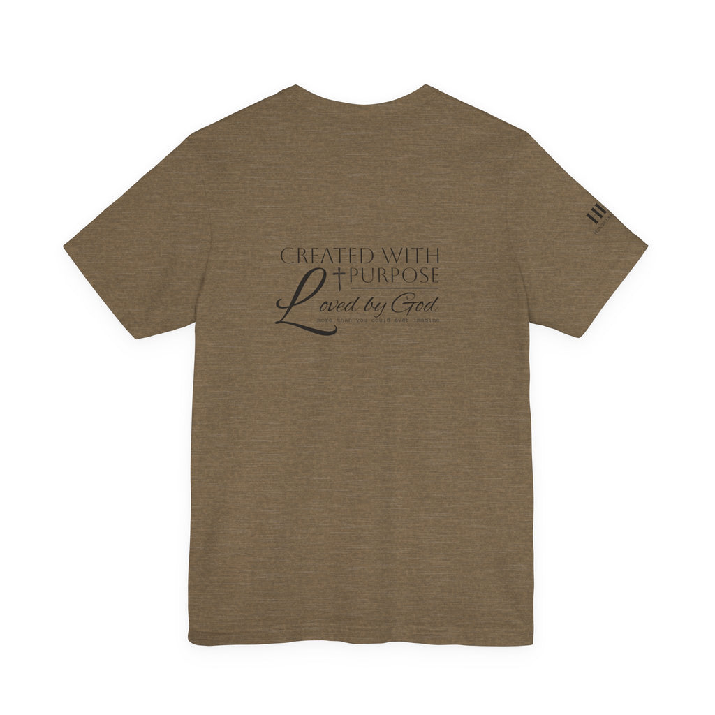 HEY - Loved By God | Unisex Jersey Short Sleeve Tee
