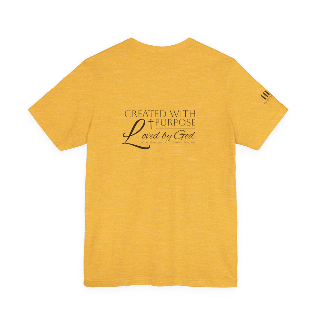 HEY - Loved By God | Unisex Jersey Short Sleeve Tee