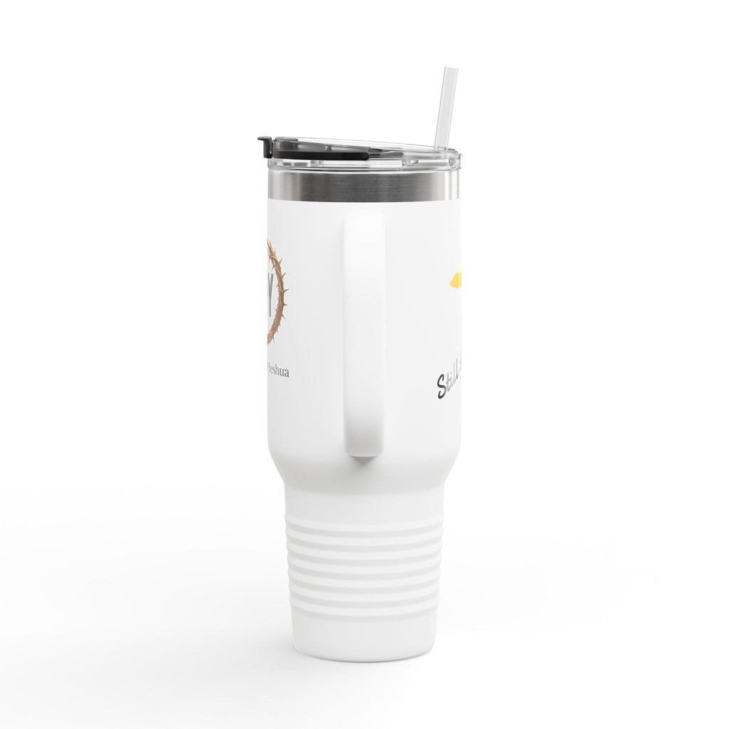 HEY - Honor·Exalt·Yeshua | 40oz Stainless Steele Insulated Tumbler with Handle