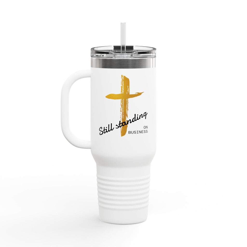 HEY - Honor·Exalt·Yeshua | 40oz Stainless Steele Insulated Tumbler with Handle