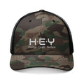 HEY - Embroidered Camo Trucker Hat