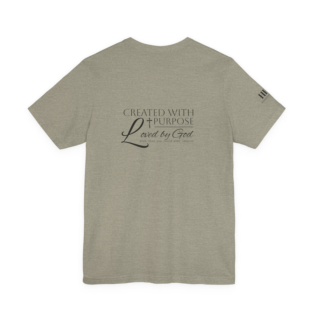 HEY - Loved By God | Unisex Jersey Short Sleeve Tee