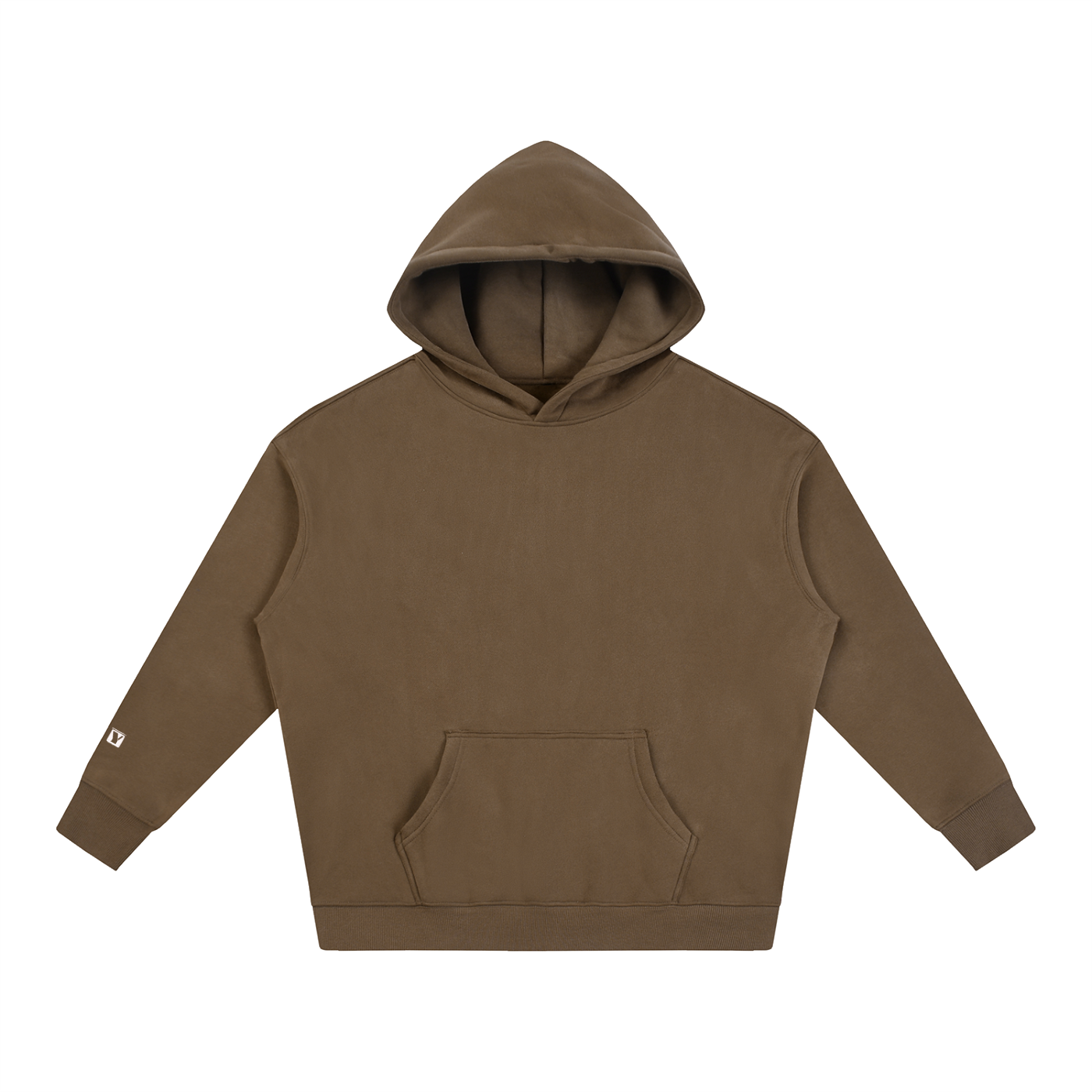 Day 3 - Oversize Fleeced Hoodie (White/Red Cross)