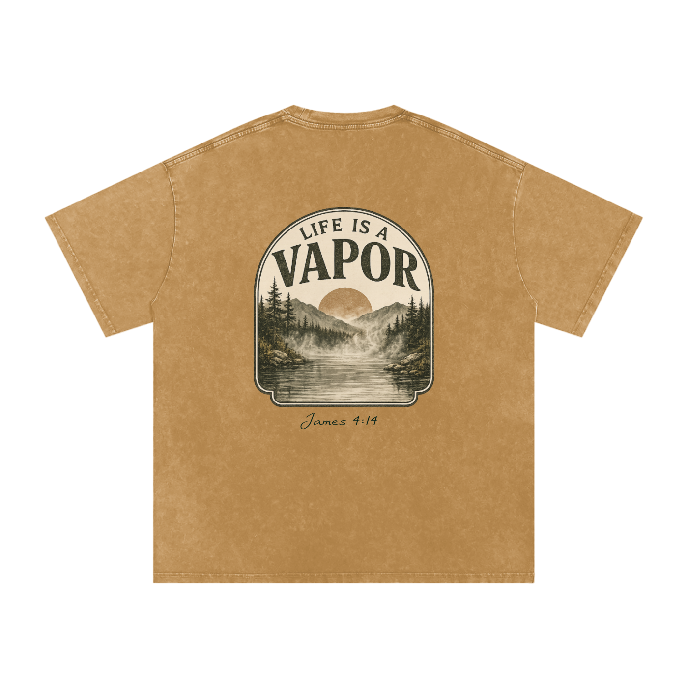 HEY - Vapor Life | Snow-Washied Oversized Cotton Tee
