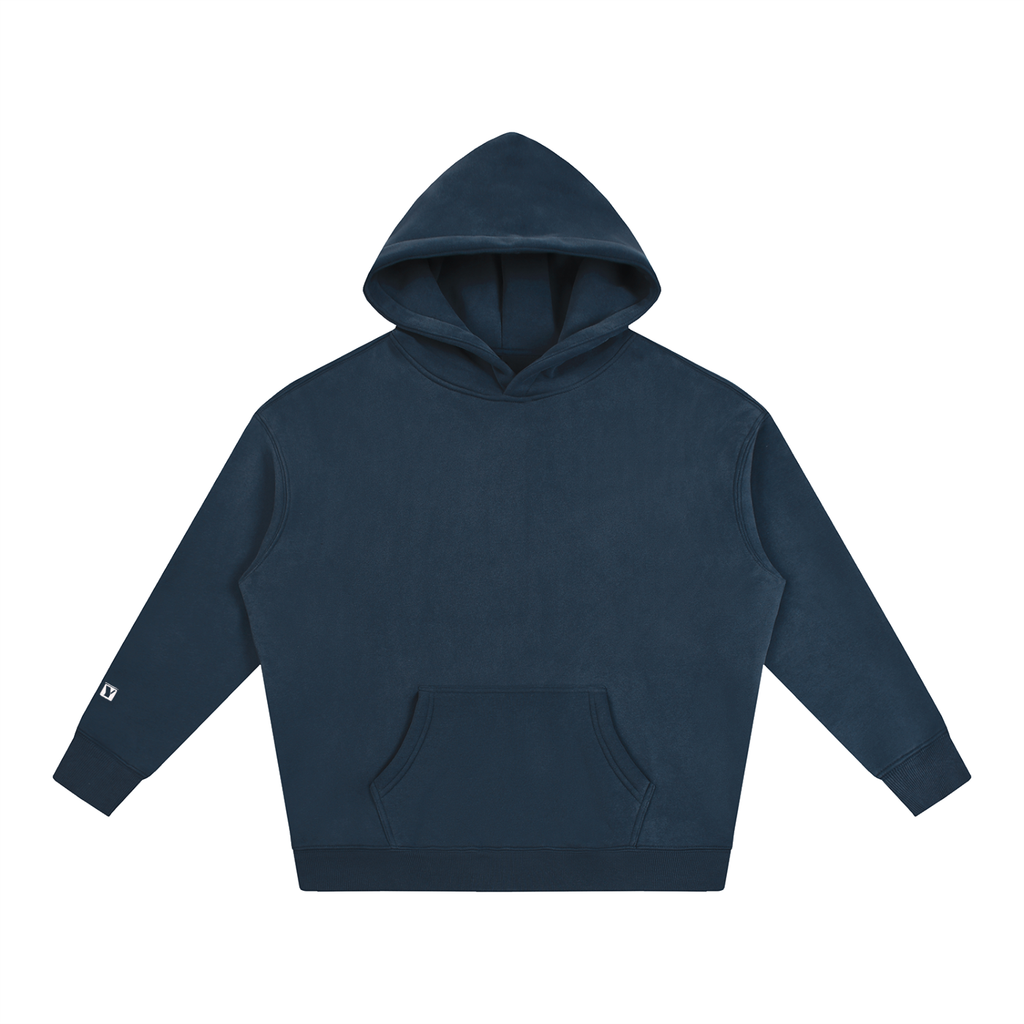 Day 3 - Oversize Fleeced Hoodie (White/Red Cross)