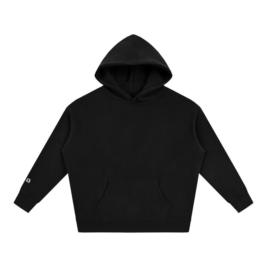 Day 3 - Oversize Fleeced Hoodie (White/Red Cross)