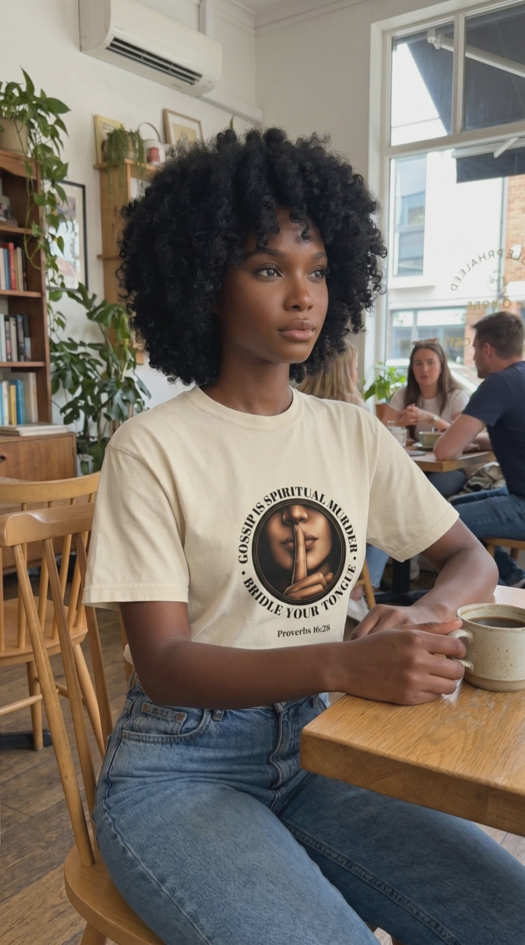 Scripture: Bridle The Tongue - Unisex Heavyweight Tee (Multiple Colors)